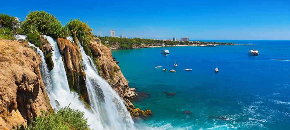 Waterval in Antalya